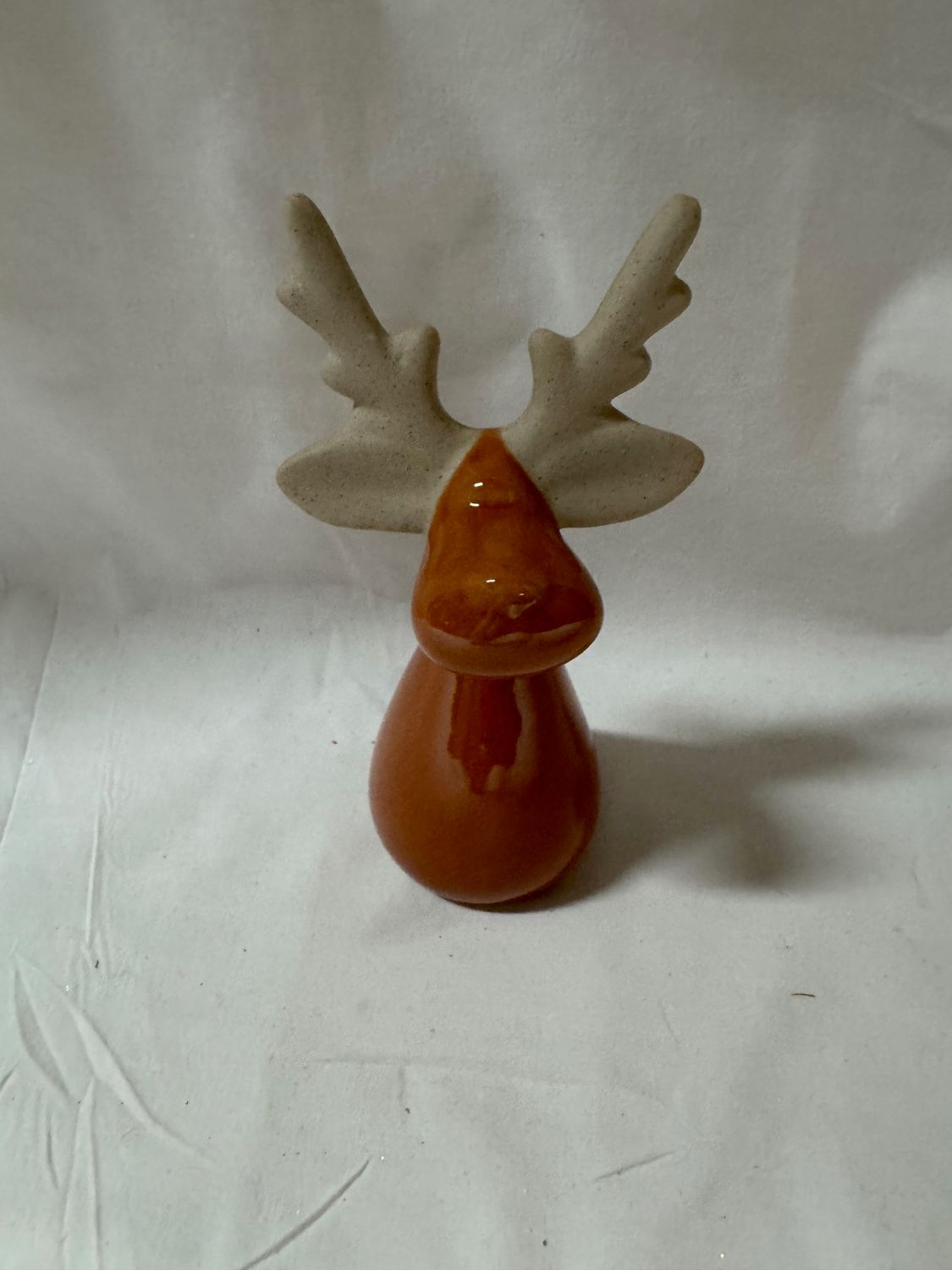 Porcelain Reindeer - Light Brown Sm