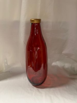 Recycled Glass Vase - Red