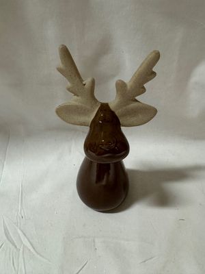 Porcelain Reindeer - Dark Brown Sm