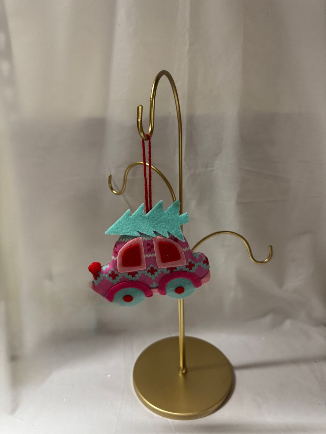 Colorful Felt Car Ornament I Colorful Felt Car Ornament I