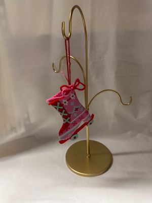 Colorful Felt Skate Ornament I
