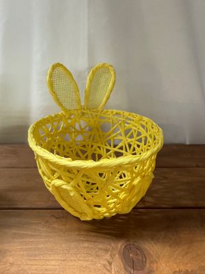 Bunny Ear Basket Yellow