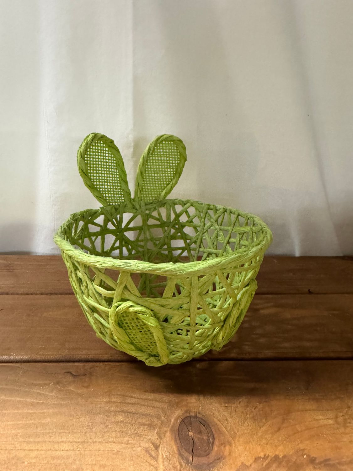Bunny Ear Basket Green Bunny Ear Basket Green