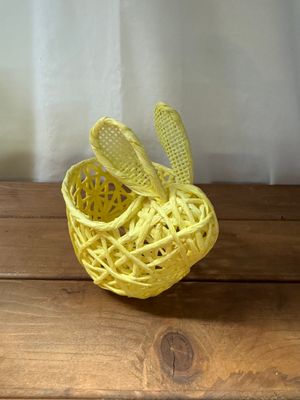 Bunny Basket Sm Yellow Bunny Basket Sm Yellow