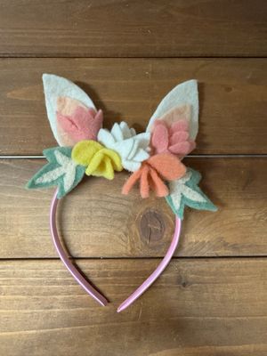 Bunny Ear Headband - Spring Flowers