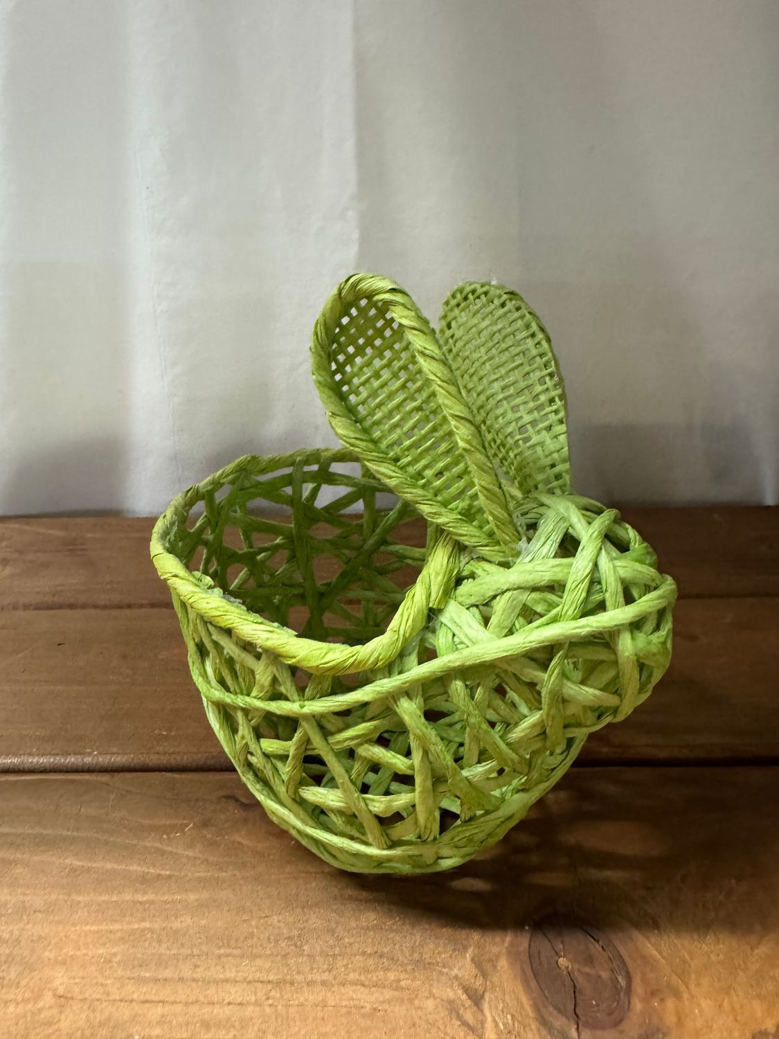 Bunny Basket Sm Green Bunny Basket Sm Green