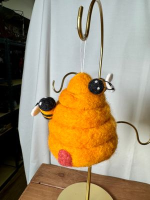 Felt Bee Hive Ornament Felt Bee Hive Ornament