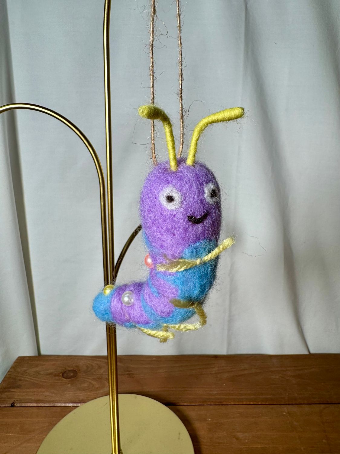 Felt Purple Caterpillar Felt Purple Caterpillar
