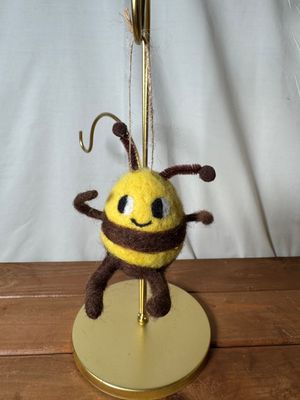 Felt Brown Bumble Bee Ornament Felt Brown Bumble Bee Ornament