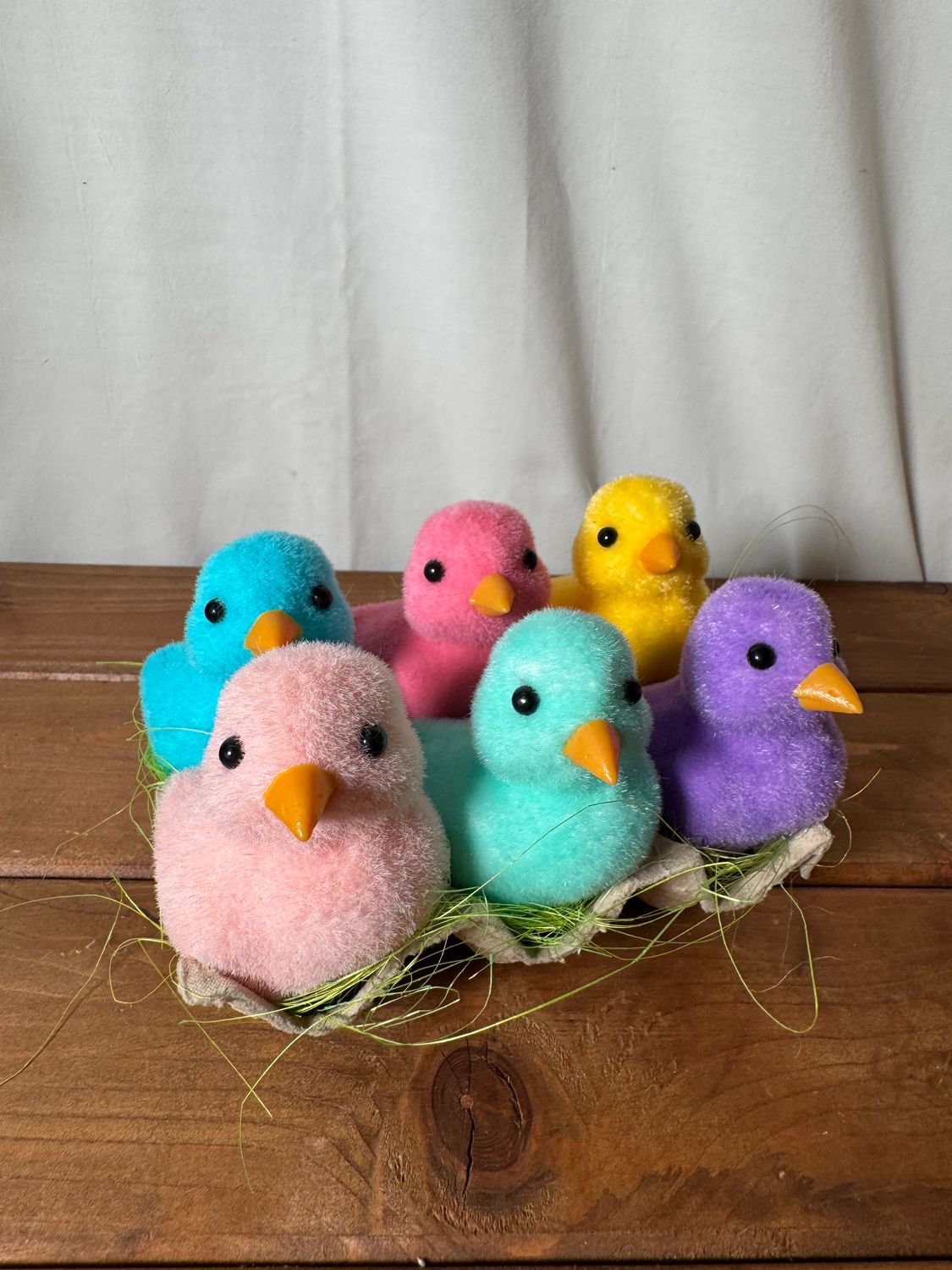 S/6 Chicks in a Crate S/6 Chicks in a Crate