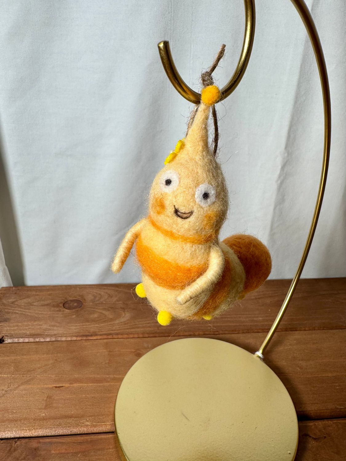 Felt Inchworm Ornament Felt Inchworm Ornament