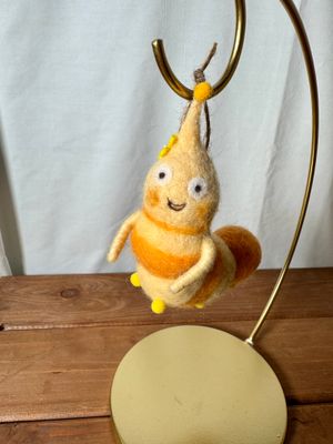 Felt Inchworm Ornament