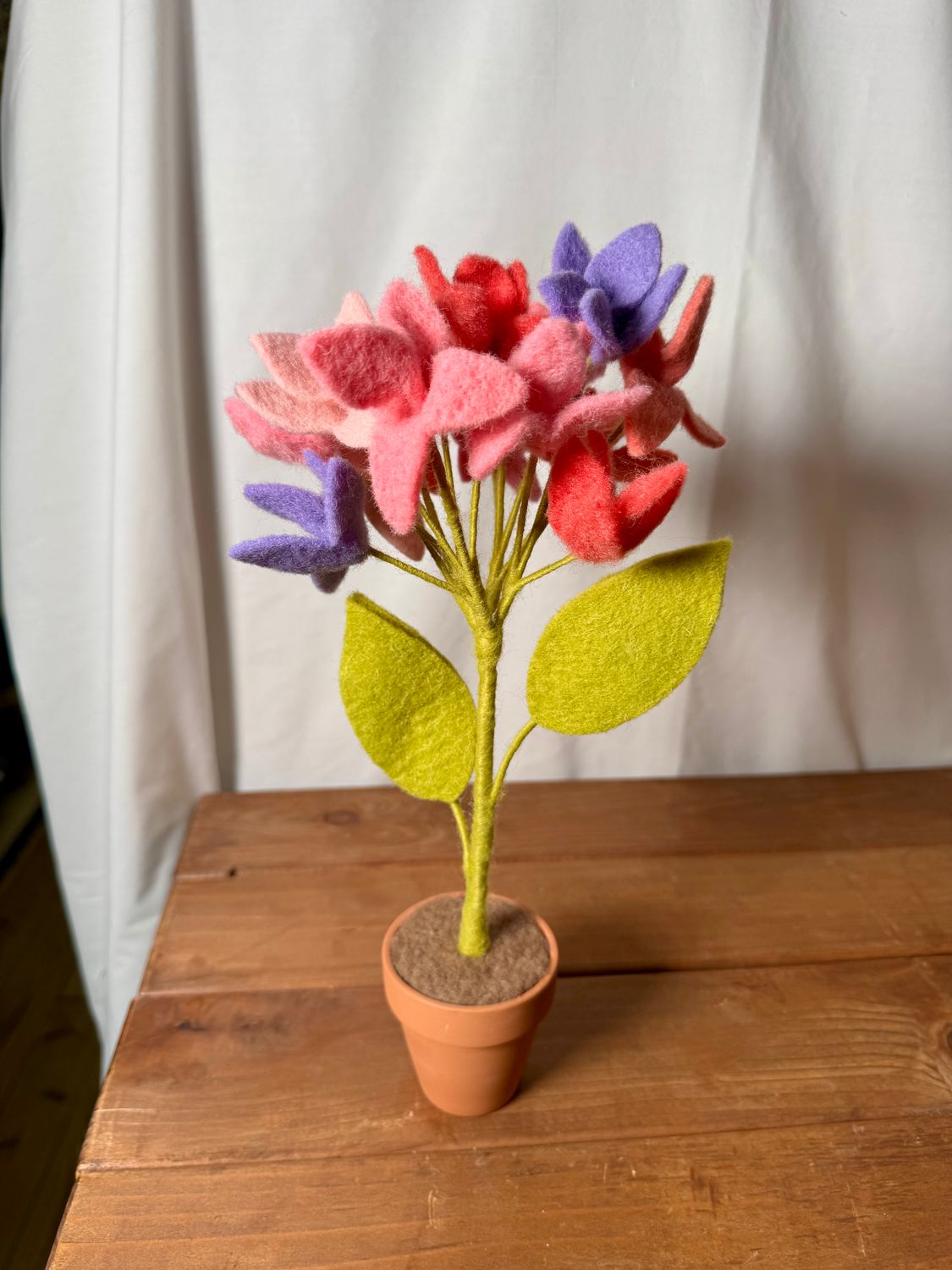 Felt Floral Arrangement in Pot