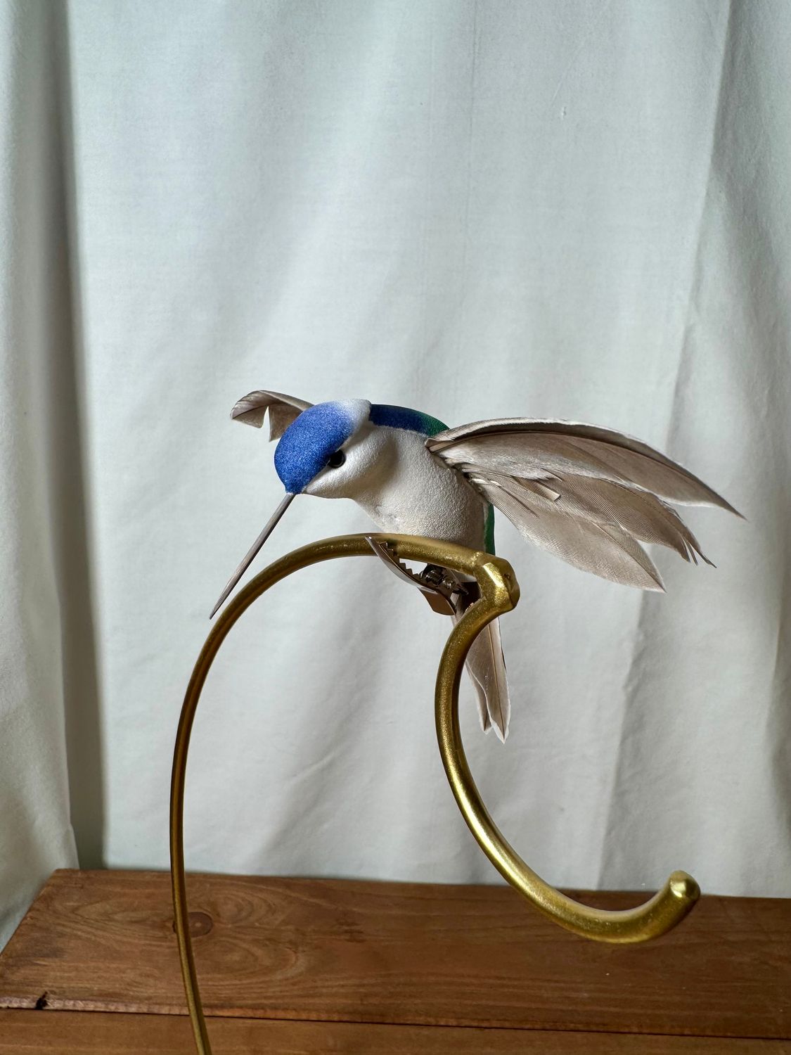 Hummingbird Clip - Blue & Teal Hummingbird Clip - Blue & Teal