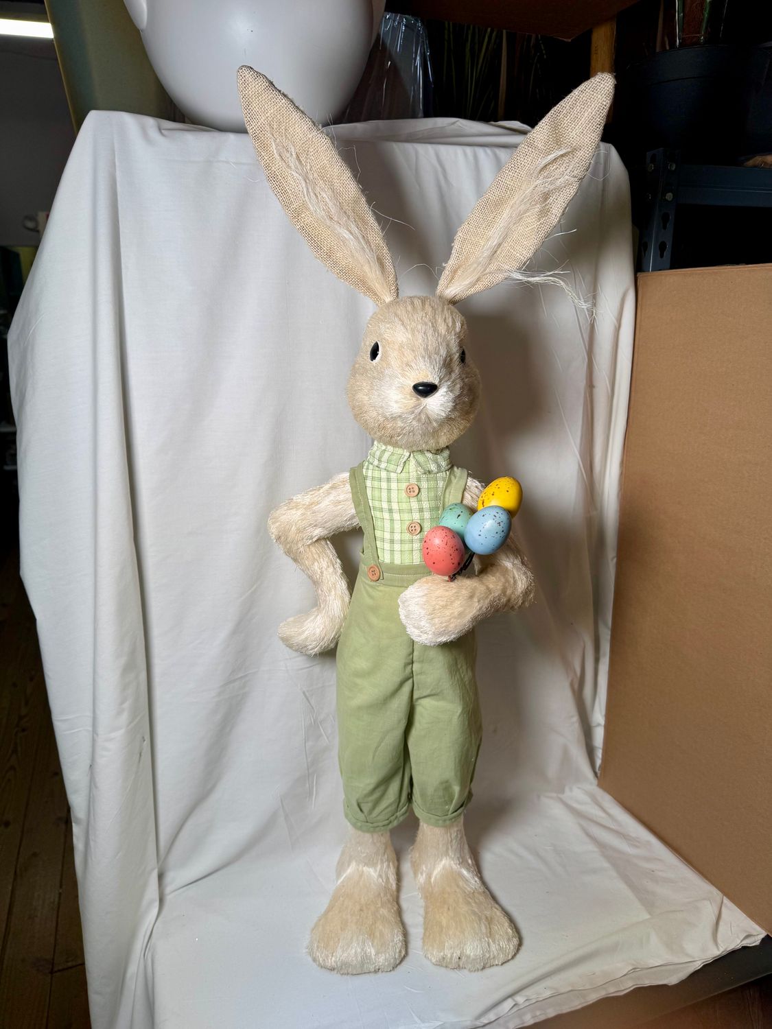 Oversize Bunny w/Green Overalls Oversize Bunny w/Green Overalls