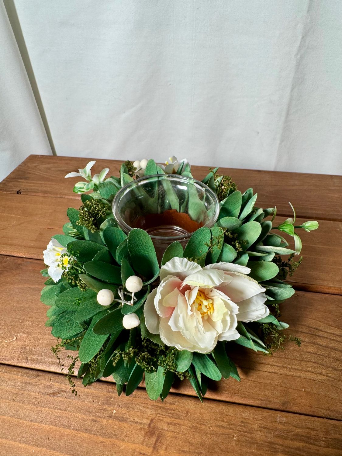 Pink Flower Spring Candleholder Pink Flower Spring Candleholder