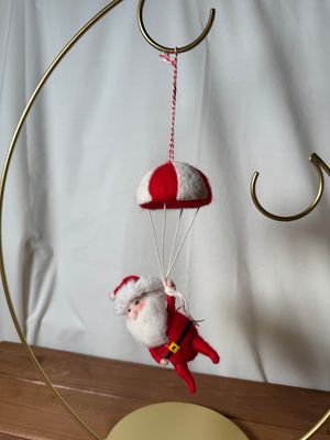Felt Parachute Santa