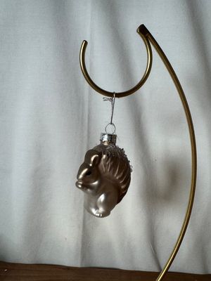 Glitter Forest Animal Ornament - Squirrel