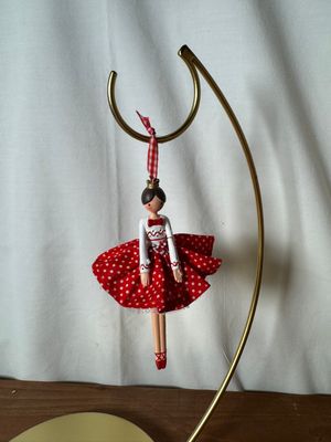 Red &amp; White Ballerina II