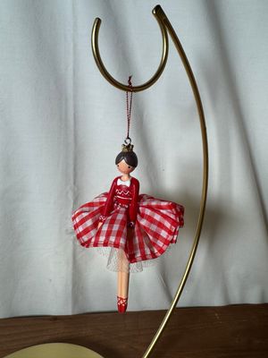 Red &amp; White Ballerina I