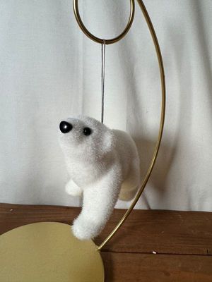Bristle White Polar Bear Ornament Bristle White Polar Bear Ornament