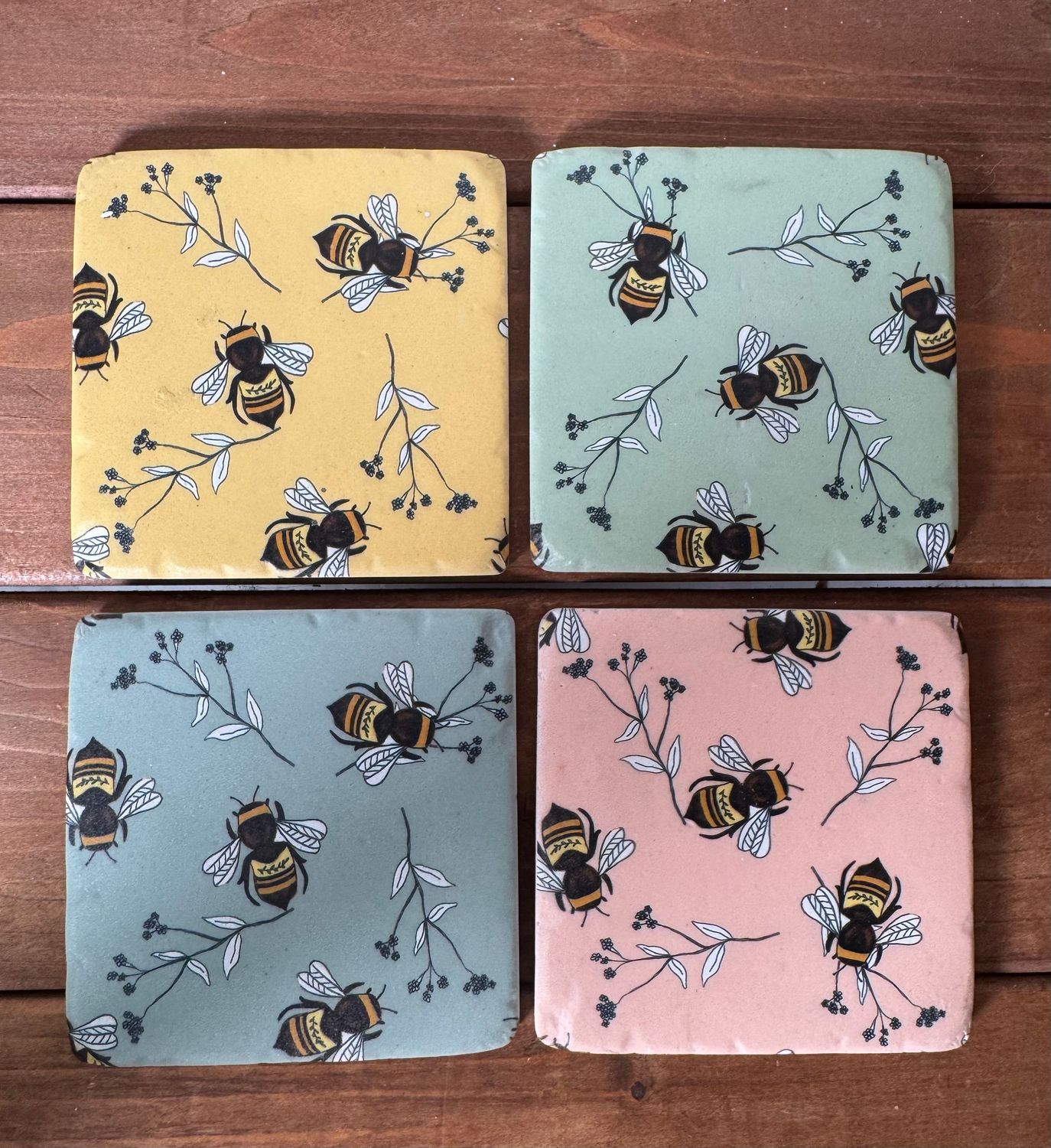 S/4 Bee Coasters
