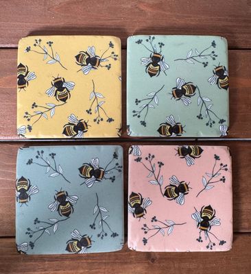 S/4 Bee Coasters