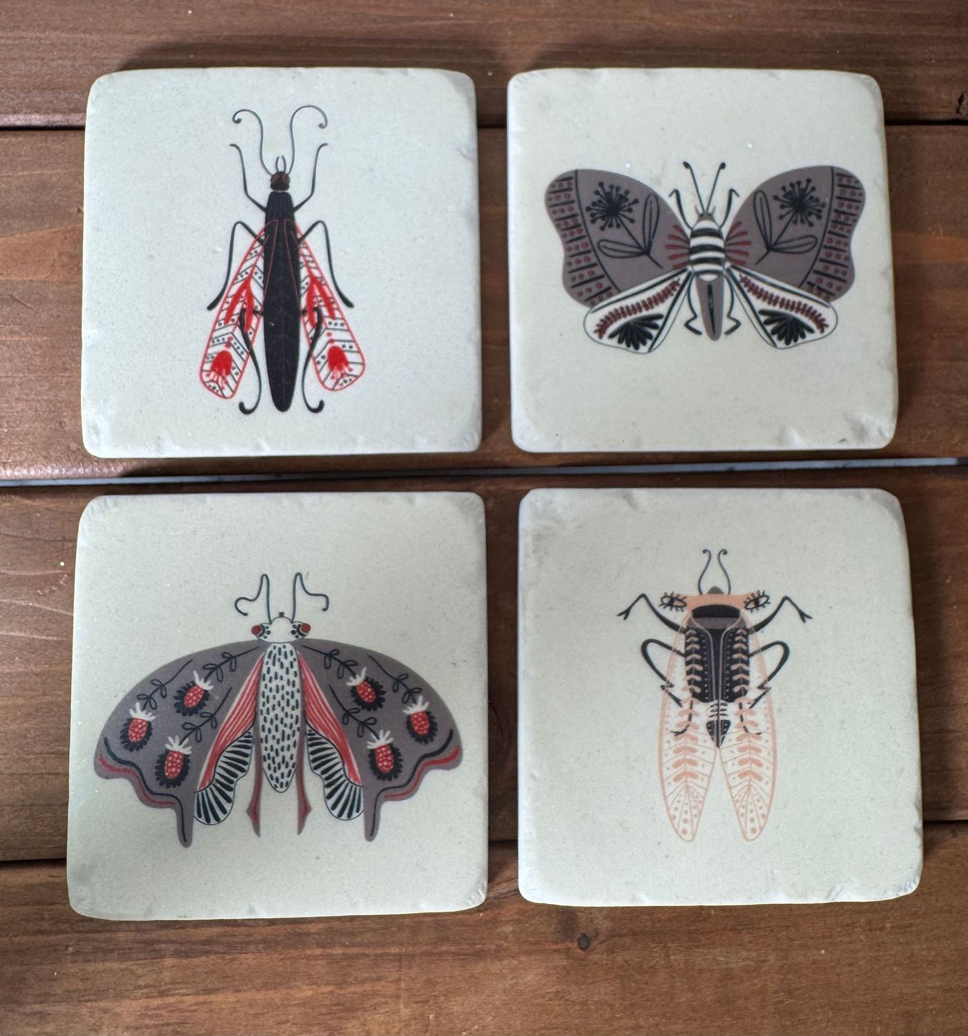 S/4 Moth Coasters