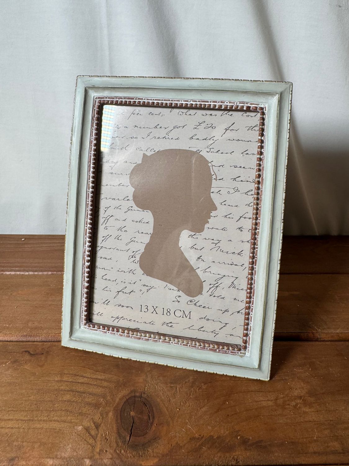 Grey/Brown Frame 6&quot; x 8&quot;T