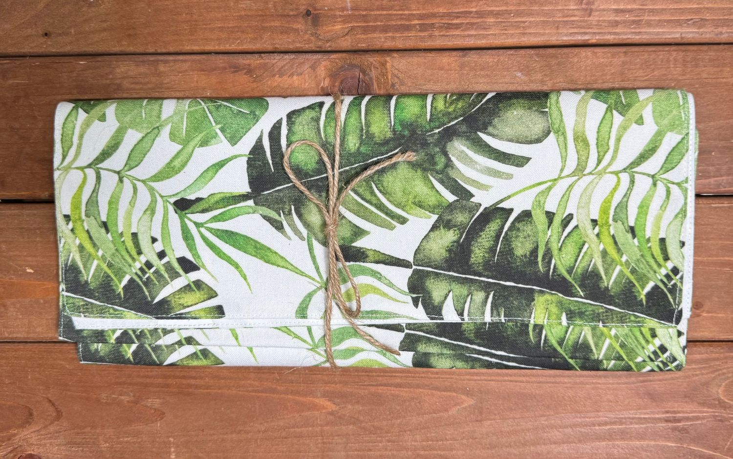 Tropical Leaves Runner 14&quot; x 72&quot;