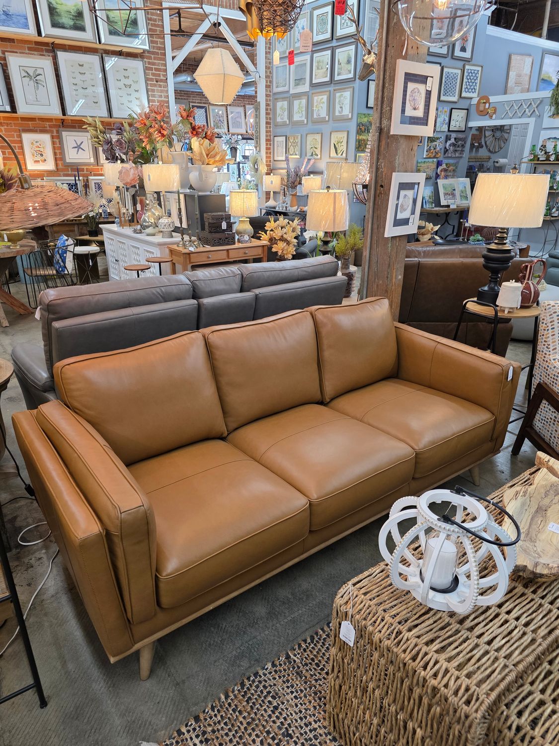 Owen Leather Sofa