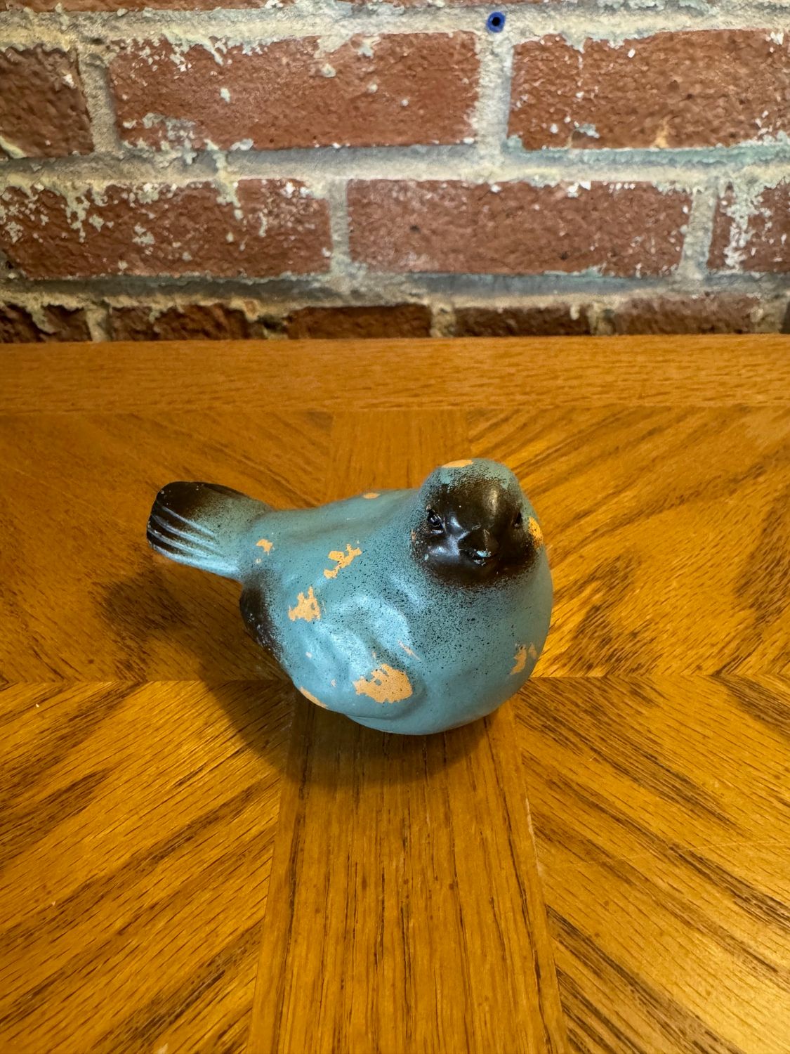 Distressed Turquoise Bird
