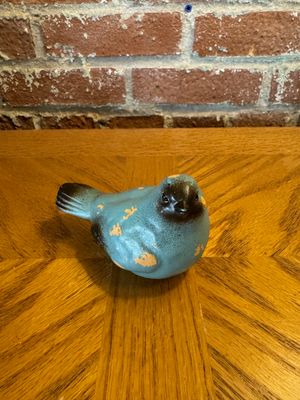Distressed Turquoise Bird