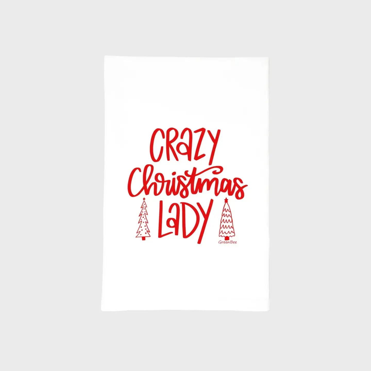 Christmas Lady Tea Towel
