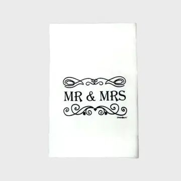Mr. &amp; Mrs. Tea Towel