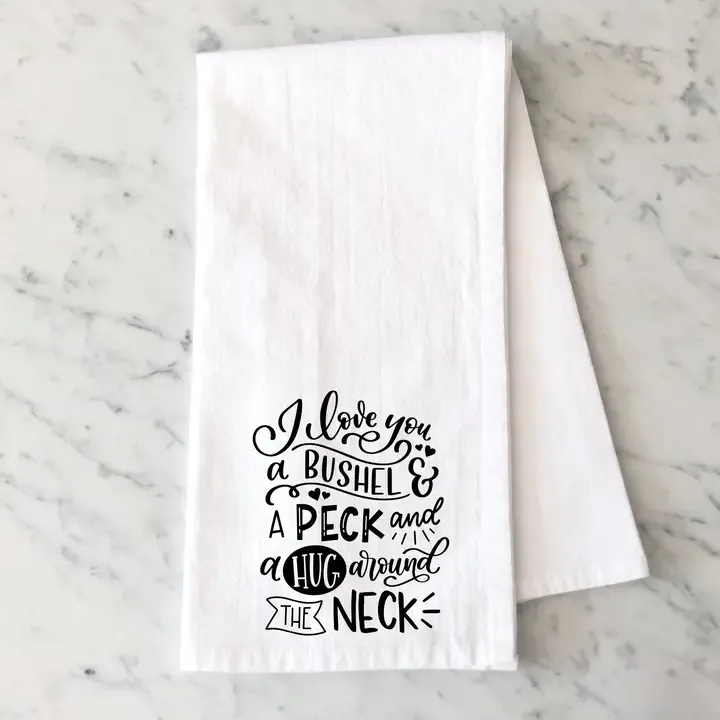 Bushel and a Peck Tea Towel
