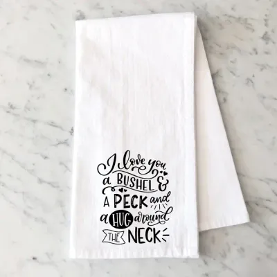 Bushel and a Peck Tea Towel