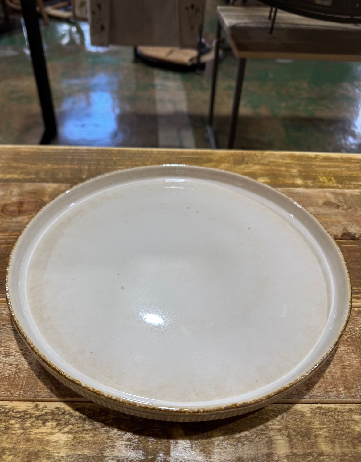 Ceramic Dinner Plate - Ridges Ceramic Dinner Plate - Ridges