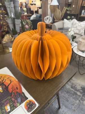 Paper Accordion Pumpkin Lg