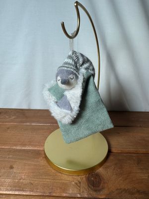 Felt Penguin Sleeping Ornament