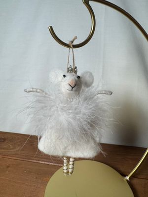 Felt Mouse Ballerina Princess Ornament
