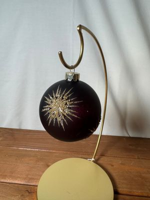 Antique Burg Gold Starburst Ornament