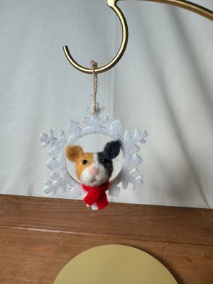 Cat Snowflake Ornament