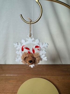 Dog Snowflake Ornament