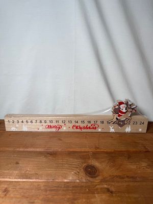 Wooden Christmas Countdown Calendar