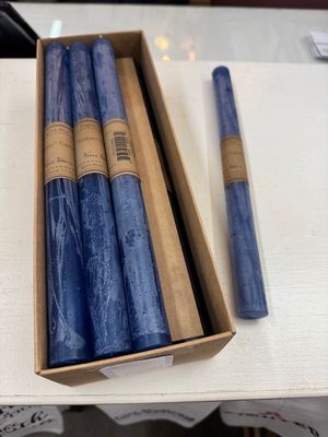 12in Candle Stick English Blue