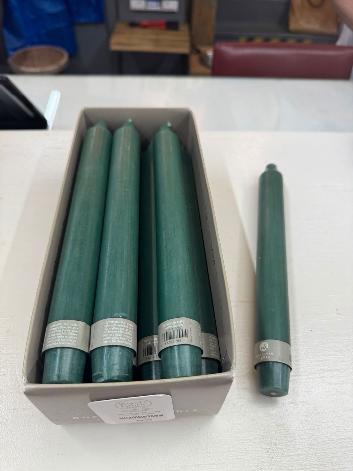 NL 10" Wide Taper Hunter Green NL 10" Wide Taper Hunter Green