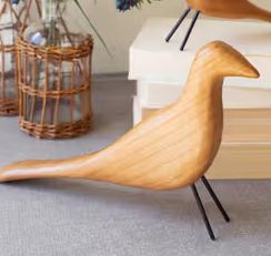 Carved Wooden Bird Lg Carved Wooden Bird Lg