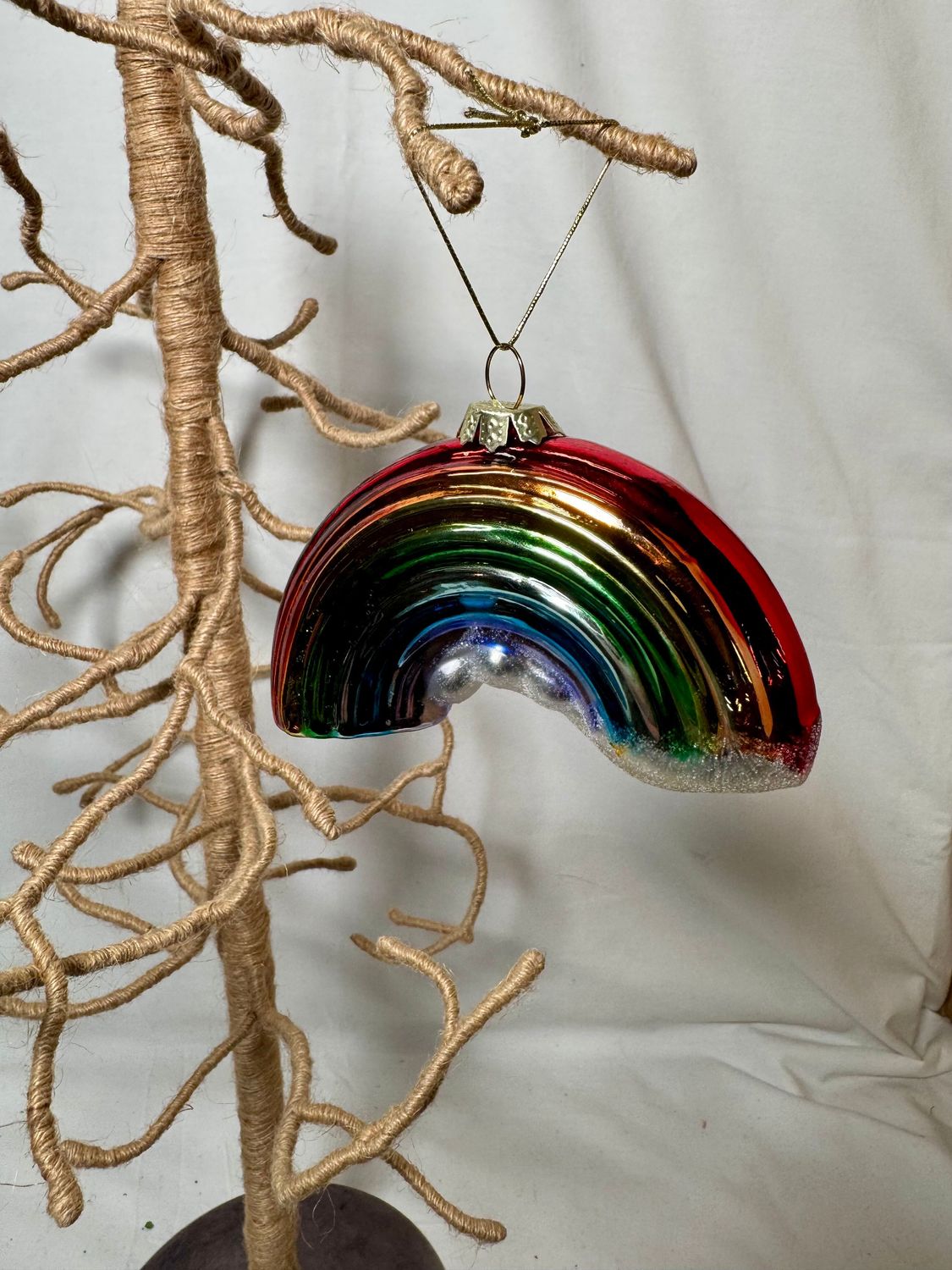 Glass Rainbow Ornament Glass Rainbow Ornament