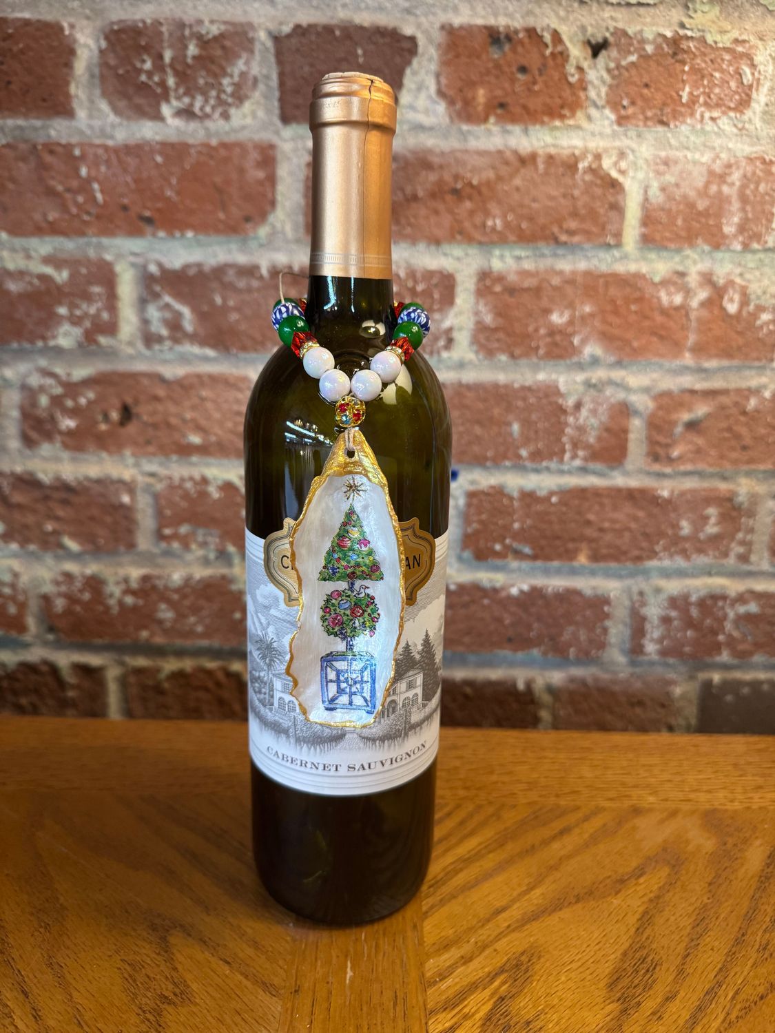 Oyster Shell BC - Holiday Blue & White I Oyster Shell BC - Holiday Blue & White I